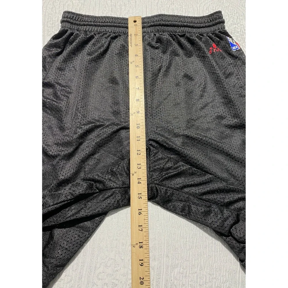 Adidas Chicago Bulls Basketball Shorts Mens Large Black Mesh NBA 9988A‎ 08